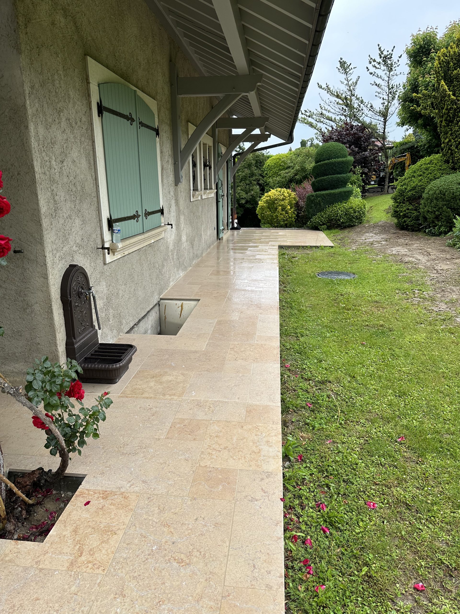 Carrelage extérieur à Ballaison