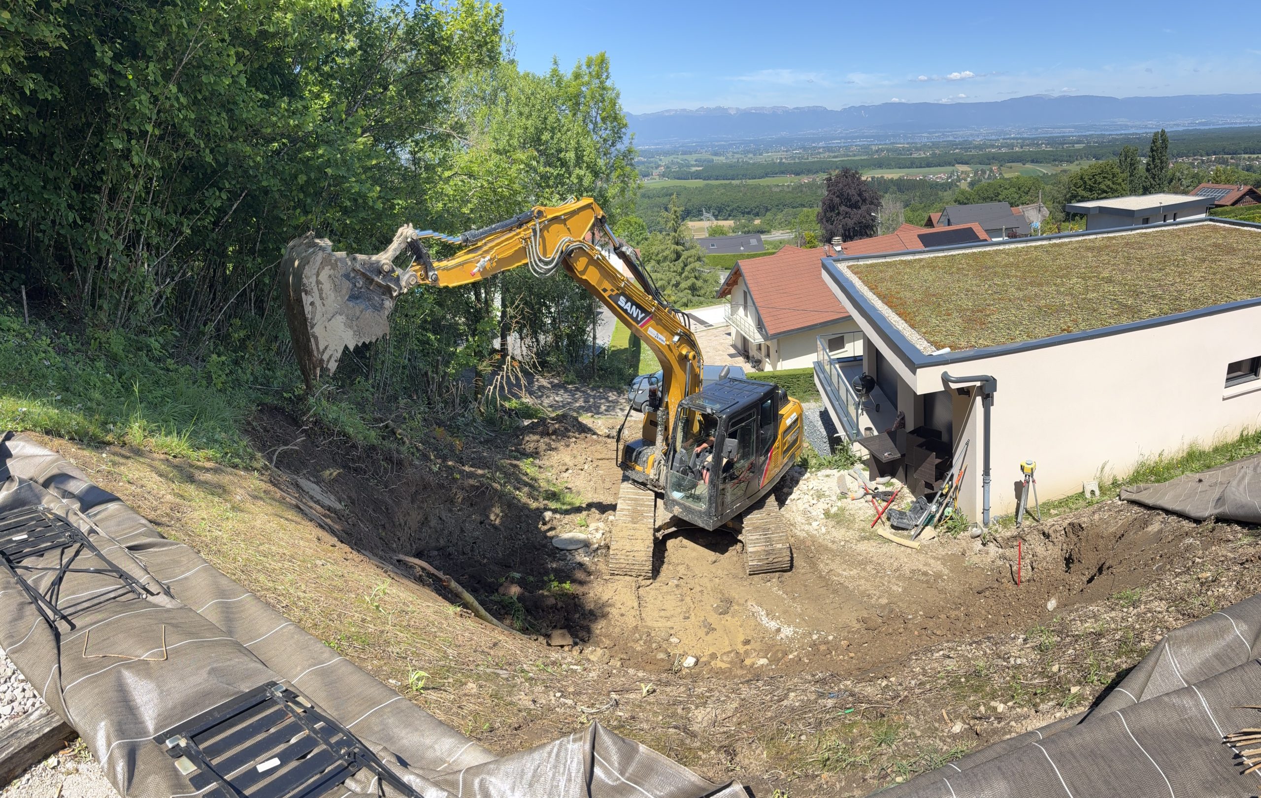 Décaissement à Cranves-Sales