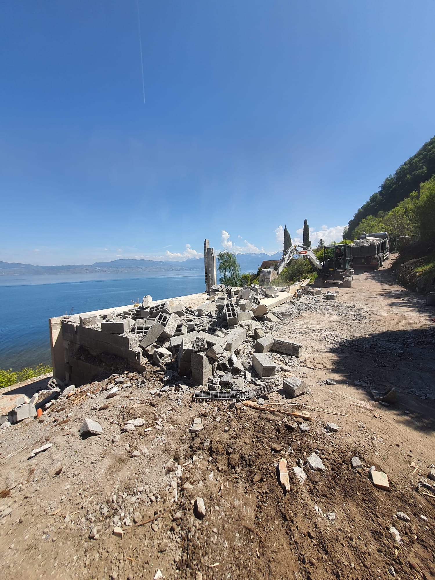 Démolition maison à Lugrin