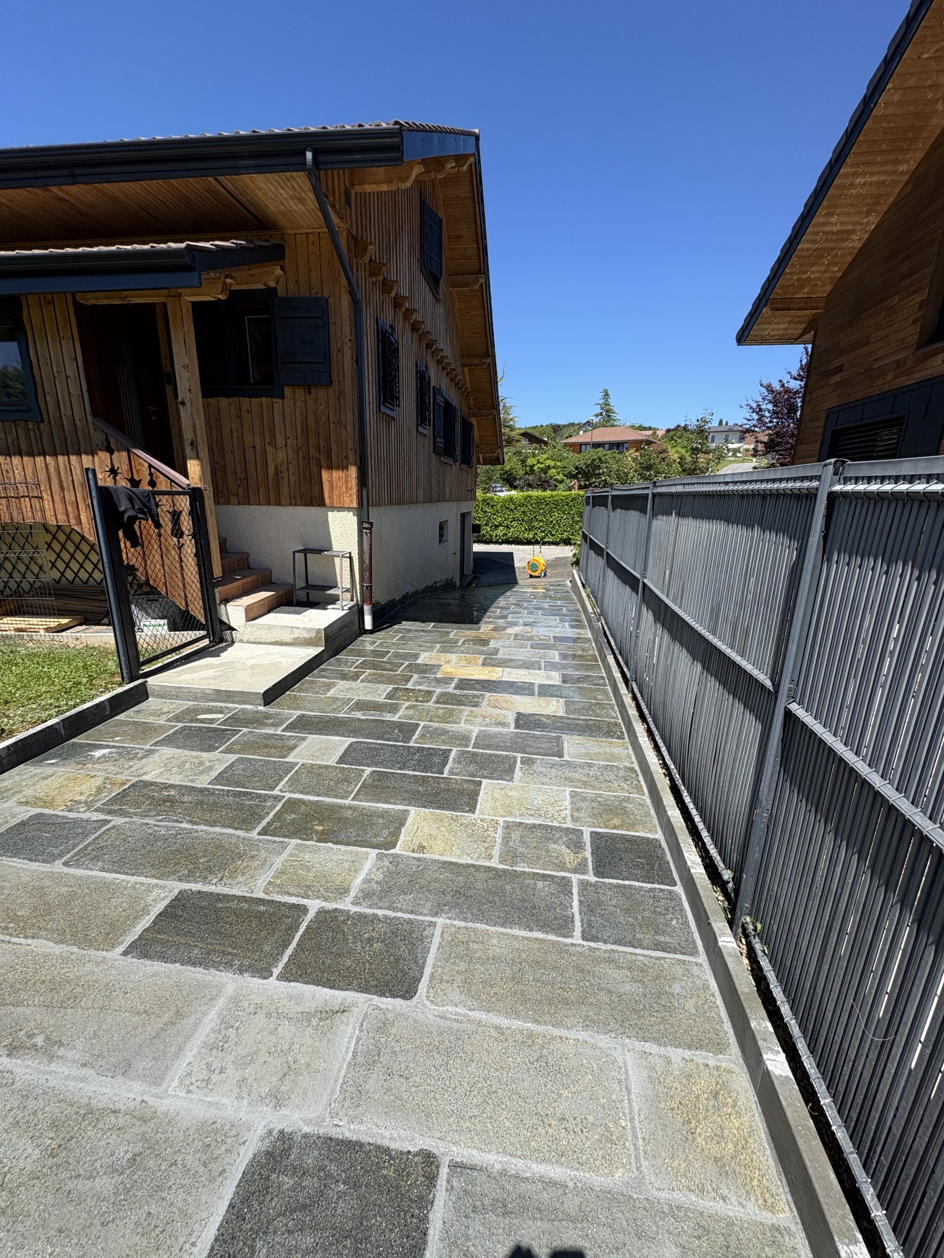 Aménagement extérieur à Juvigny