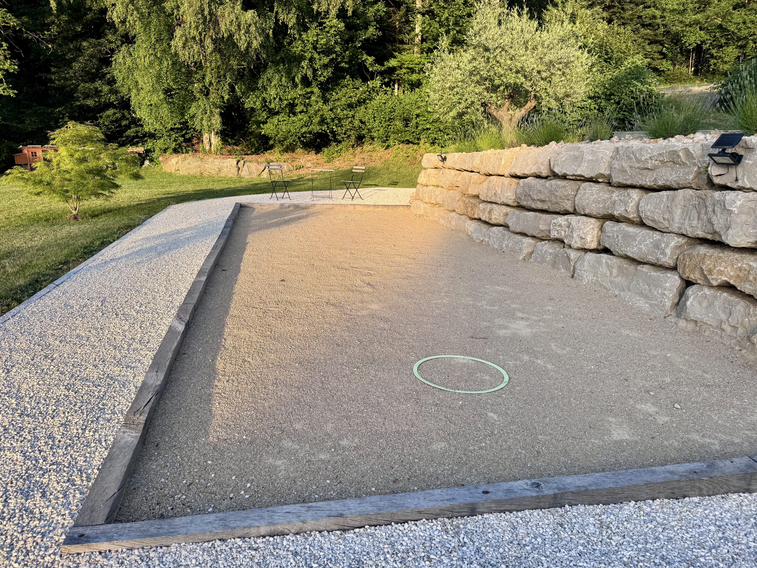 Terrain de pétanque en Haute-Savoie